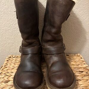 UGG Sutter Moto Buckle Leather Boots